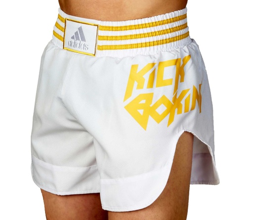 adidas Shorts Kickboxing B02, Weiß-Gold
