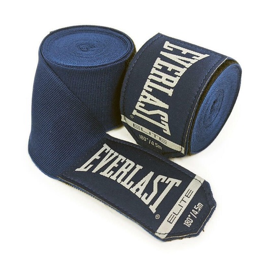 [P00003326-B-4-5] Everlast Boxbandagen Elite 4,5m Halbelastisch, Blau