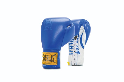 Everlast Boxing Gloves 1910 Sparring with Laces, Blue