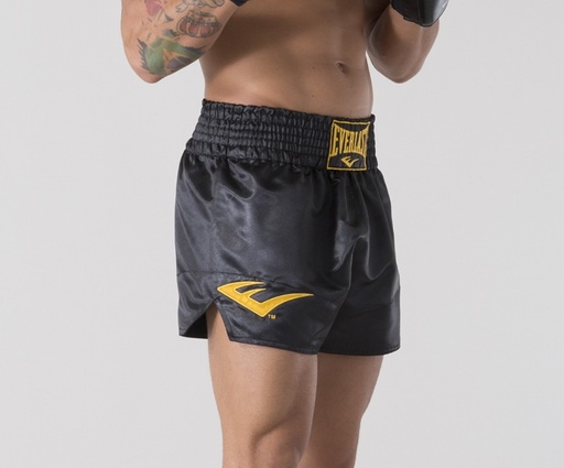 Everlast Muay Thai Shorts, Schwarz-Gold