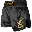 8Weapons Muay Thai Shorts Strike, Schwarz-Gold