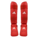 adidas Shin Guards Karate WKF, Red