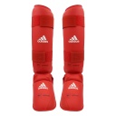 adidas Shin Guards Karate WKF, Red